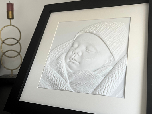 3D-kunstwerk in luxe lijst