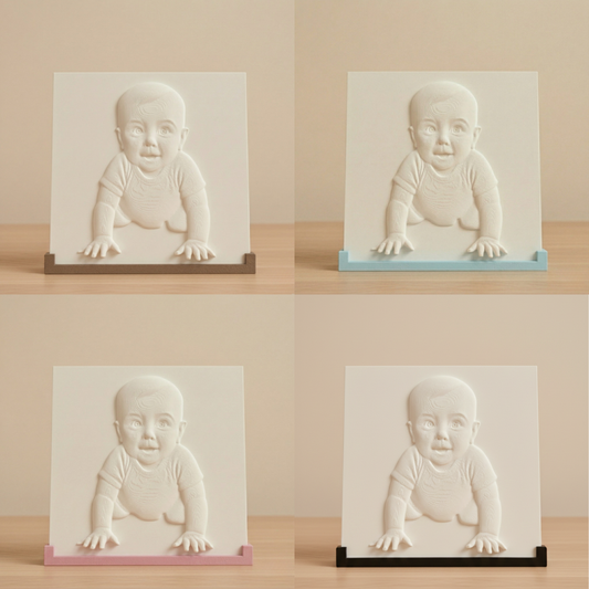 3D-kunstwerk op standaard