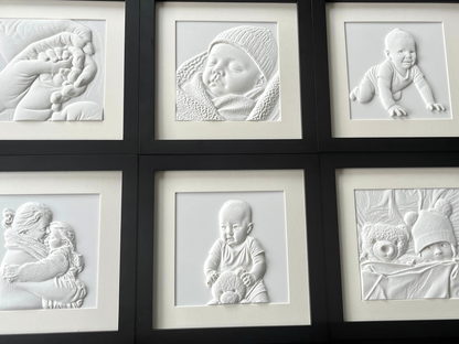 3D-kunstwerk in luxe lijst