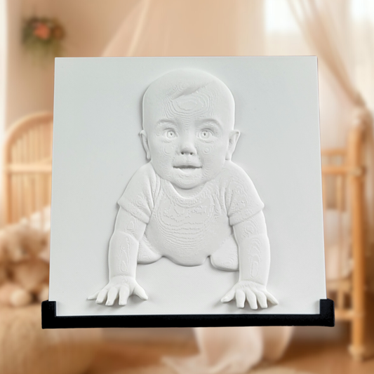 3D-kunstwerk op standaard