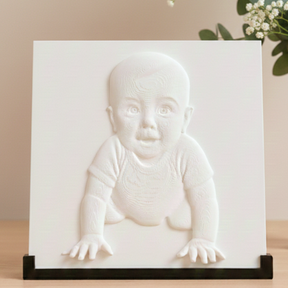 3D-kunstwerk op standaard