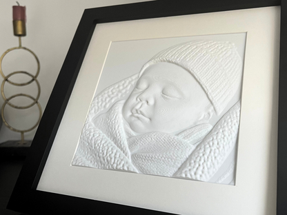 3D-kunstwerk in luxe lijst