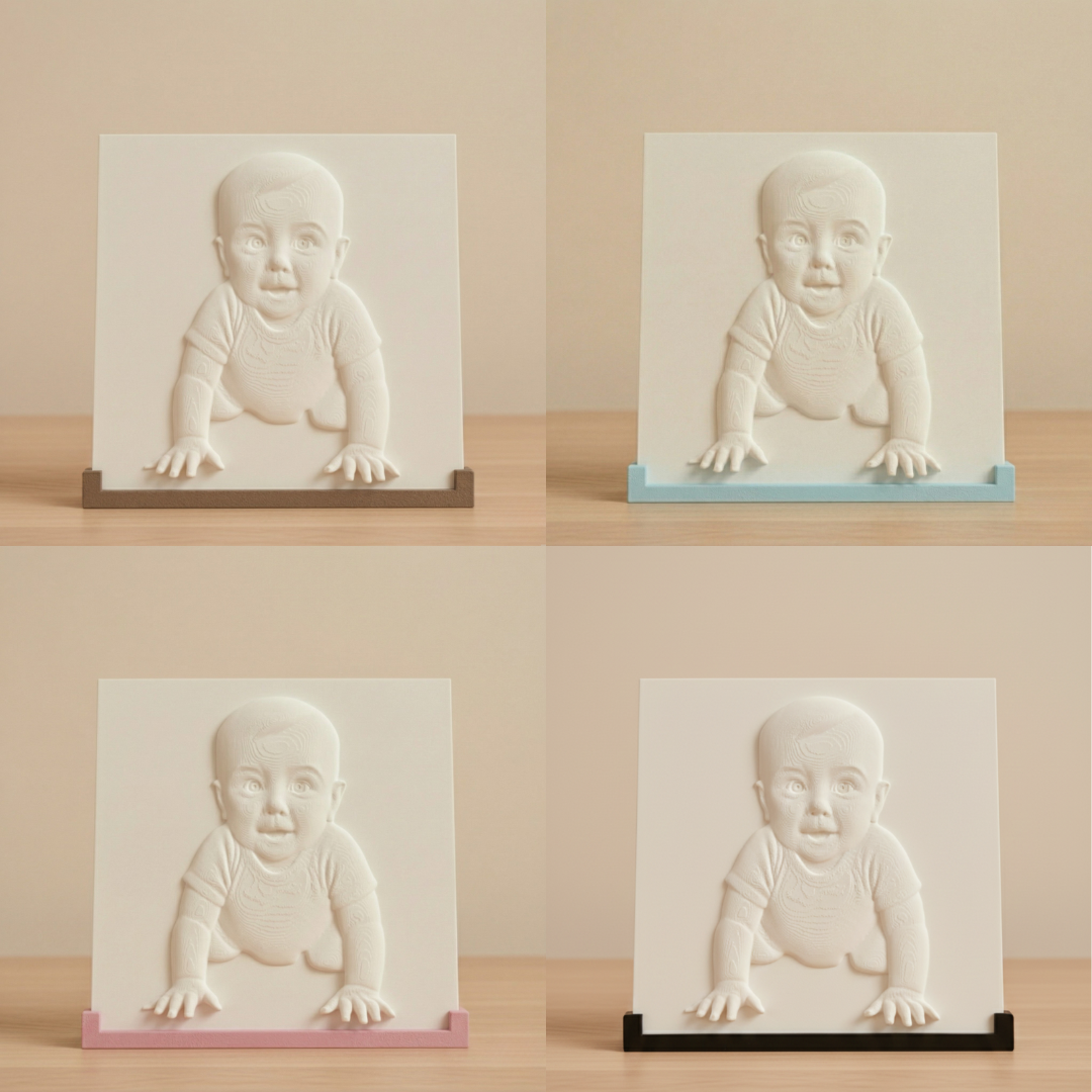 3D-kunstwerk op standaard