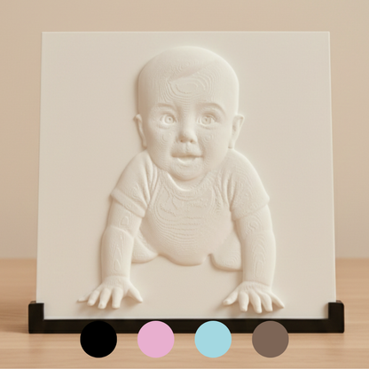 3D-kunstwerk op standaard