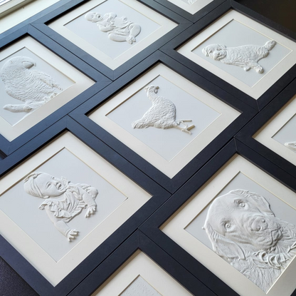 3D-kunstwerk in luxe lijst