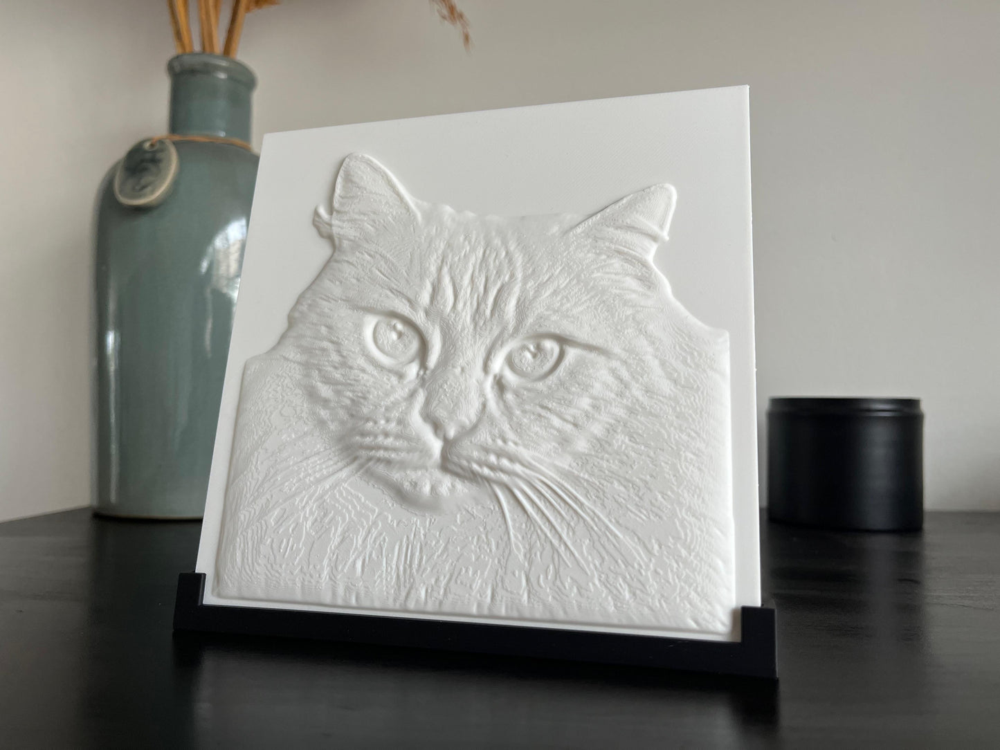 3D-kunstwerk op standaard